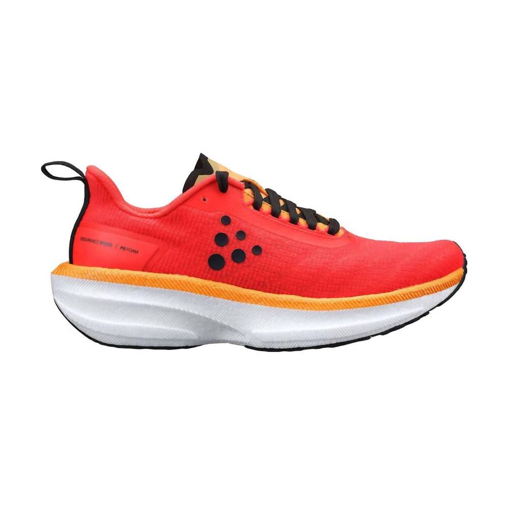 NEW CRAFT women's endurance 2 running shoes in inferno/sour